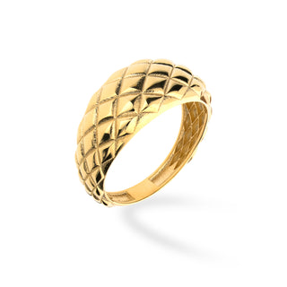 Anello Fabiani a fascia in oro giallo 9Kt
