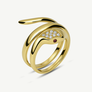 Anello Fabiani serpente in oro giallo 18Kt