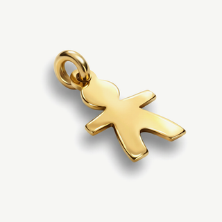 Ciondolo per bracciale saldato Love Fabiani in argento 925 dorato – bimbo