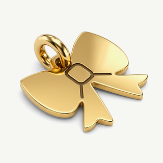 Ciondolo Love Fabiani in argento 925 dorato – Fiocco nascita