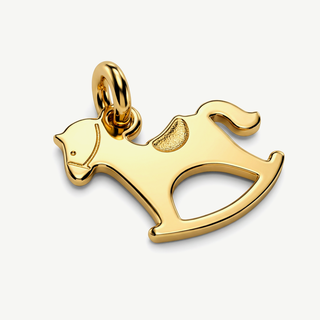 Ciondolo Love Fabiani in argento 925 dorato cavallo a dondolo