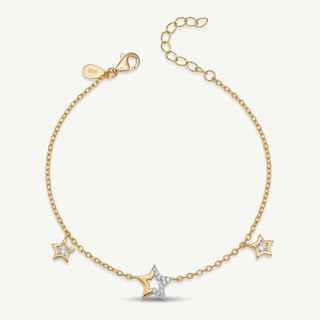 Bracciale Con stelle e Zirconi
