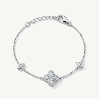 Bracciale Fabiani con Fiore in Argento