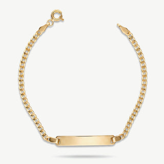 Bracciale Fabiani Bambino con Targhetta in Oro 18 Kt