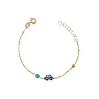 Bracciale Fabiani bambino con macchina in smalto - Fabiani Gioiellerie