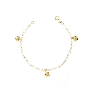 Bracciale Fabiani con pendenti in oro giallo 18Kt - Fabiani Gioiellerie