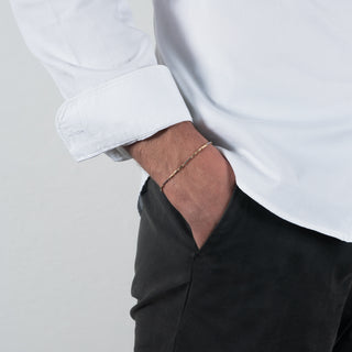 Bracciale Fabiani in oro giallo e bianco 18Kt - Fabiani Gioiellerie