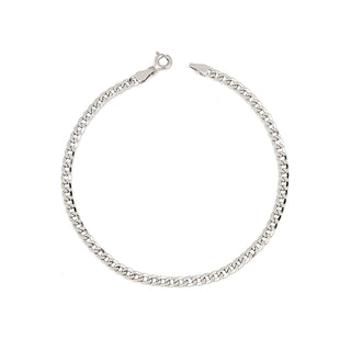 Bracciale Fabiani a catena barbazzale in oro bianco 18Kt - Fabiani Gioiellerie