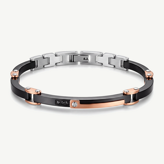 Bracciale Maglia a Segmenti Multicolore