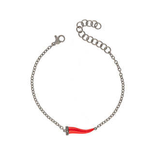 Bracciale T gioielli in titanio con diamanti neri 0,06Ct - Fabiani Gioiellerie