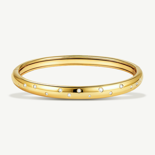 Bracciale Bubble in oro giallo 18Kt con diamanti