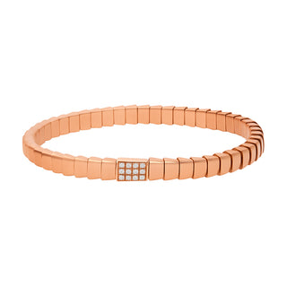 Bracciale Fabiani in Oro 9kt e Titanio con Diamanti