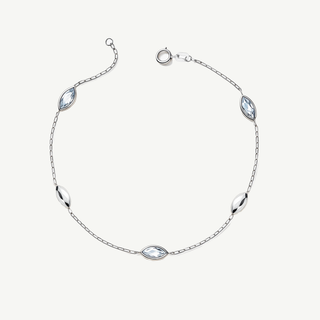 Bracciale Fabiani in oro bianco 9Kt con zirconi