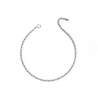 Bracciale Fabiani in oro bianco 18Kt con maglia a corda - Fabiani Gioiellerie