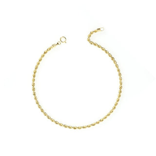 Bracciale Fabiani in oro giallo 18Kt con maglia a corda - Fabiani Gioiellerie