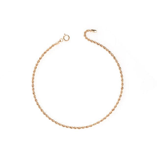 Bracciale Fabiani in oro rosa 9Kt con maglia a corda - Fabiani Gioiellerie