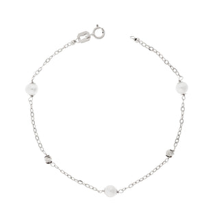 Bracciale Fabiani in Oro bianco 9kt e perle