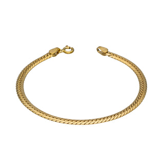 Bracciale Fabiani maglia a spiga in oro giallo 9Kt - Fabiani Gioiellerie