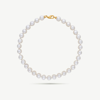 Bracciale Fabiani con perle naturali e chiusura in oro giallo 18Kt