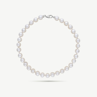 Bracciale Fabiani con perle naturali in oro bianco 18kt