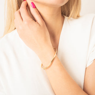 Bracciale Fabiani rigido in oro giallo 9Kt
