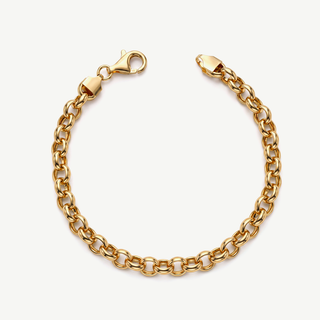 Bracciale Maglia Rollo - Placcatura Oro 18Kt