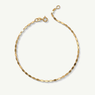 Bracciale Fabiani in oro giallo 18Kt maglia a lametta