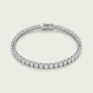 Bracciale Tennis Monaé - Moissanite e Argento 925