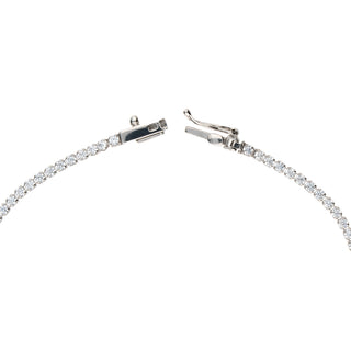 Bracciale Fabiani tennis in oro bianco 18kt e zirconi - Fabiani Gioiellerie