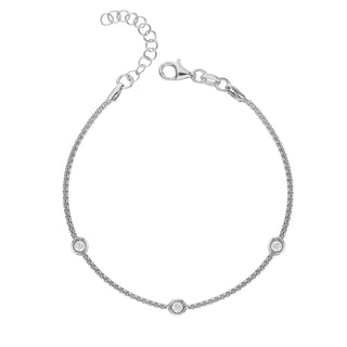Bracciale Fabiani in argento 925 con zirconi - Fabiani Gioiellerie