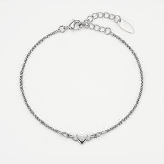 Bracciale con Cuore con Ali