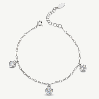 Bracciale con Ciondoli Cuori
