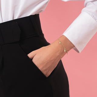 Bracciale Fabiani con pendenti stelle in argento 925 - Fabiani Gioiellerie