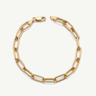 Bracciale Maglia Forzatina - Placcatura Oro 18Kt