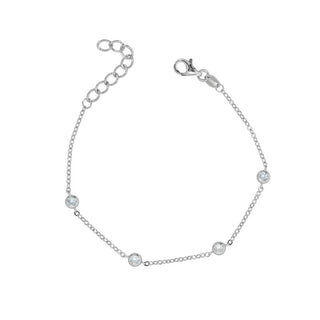 Bracciale Fabiani in argento 925 con zirconi - Fabiani Gioiellerie