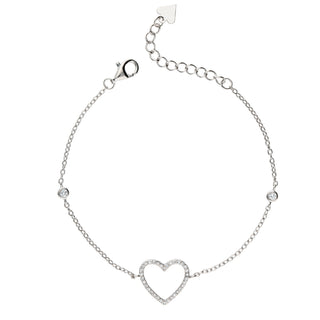 Bracciale Fabiani Cuore e Zirconi