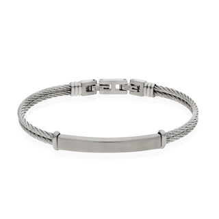 Bracciale Fabiani uomo acciaio