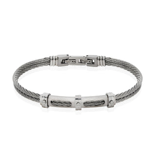 Bracciale Fabiani uomo acciaio