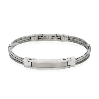 Bracciale Fabiani uomo acciaio