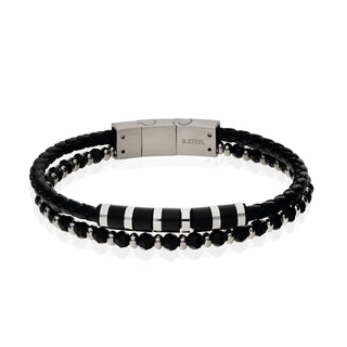 Bracciale Meridien uomo acciaio