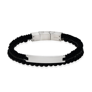 Bracciale Fabiani uomo acciaio