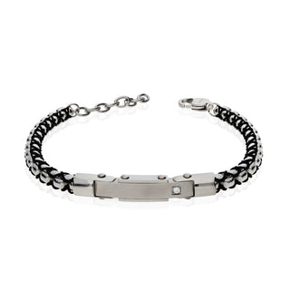 Bracciale Fabiani uomo acciaio