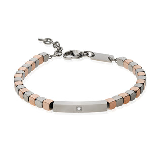 Bracciale Fabiani uomo acciaio