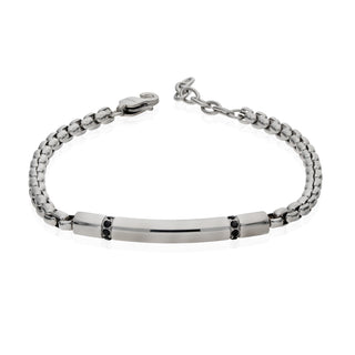 Bracciale Meridien uomo acciaio