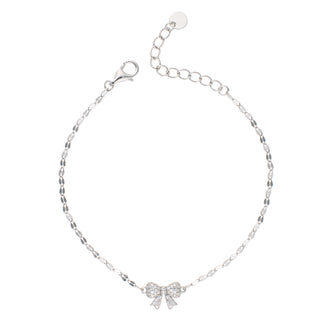 Bracciale Fiocco Pavé Zirconi Argento 925 Fabiani
