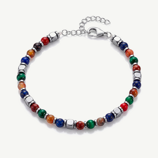Bracciale con Pietre Multicolore