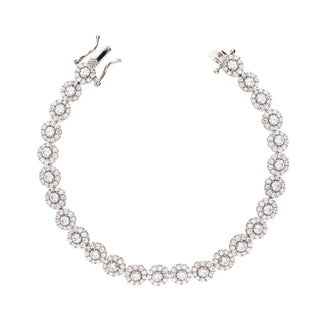 Bracciale Tennis in Argento 925 con Zirconi
