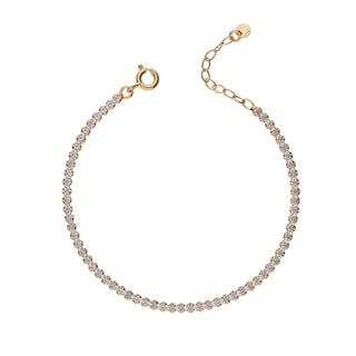 Bracciale Fabiani tennis in argento 925 dorato - Fabiani Gioiellerie