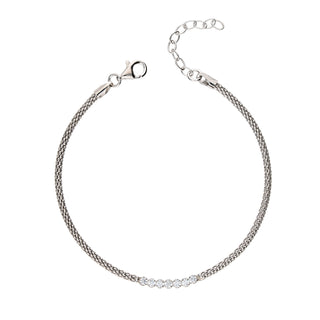 Braccialetto Fabiani Tennis a maglia in argento 925