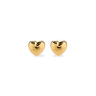 Orecchini Fabiani Bambino con cuore in oro giallo 18Kt - Fabiani Gioiellerie